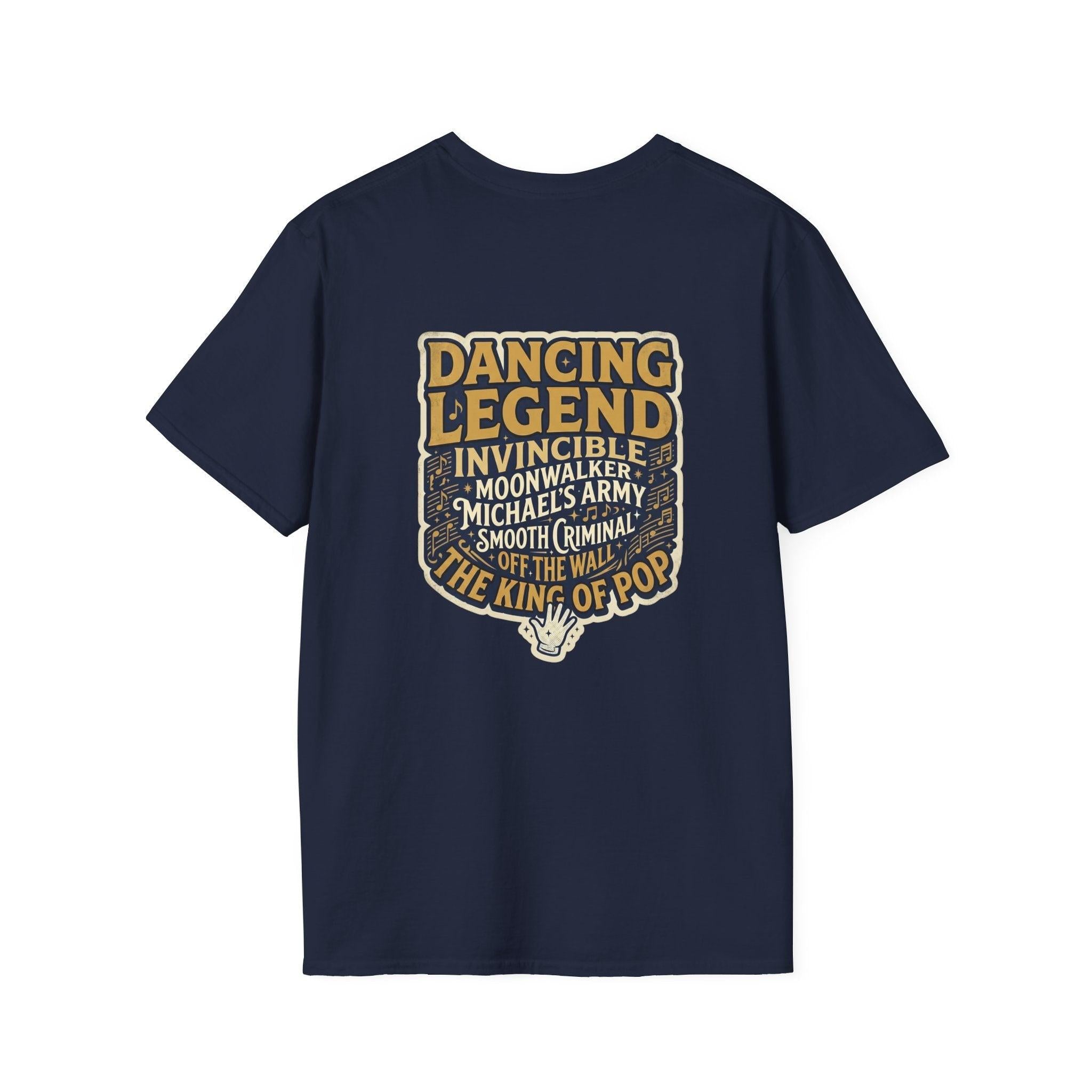 Dancing Legend T-Shirt — "The King of Pop" Retro Michael Tribute.