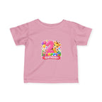 2nd Birthday Infant Tee - Cute Giraffe & Balloons Happy Birthday Shirt