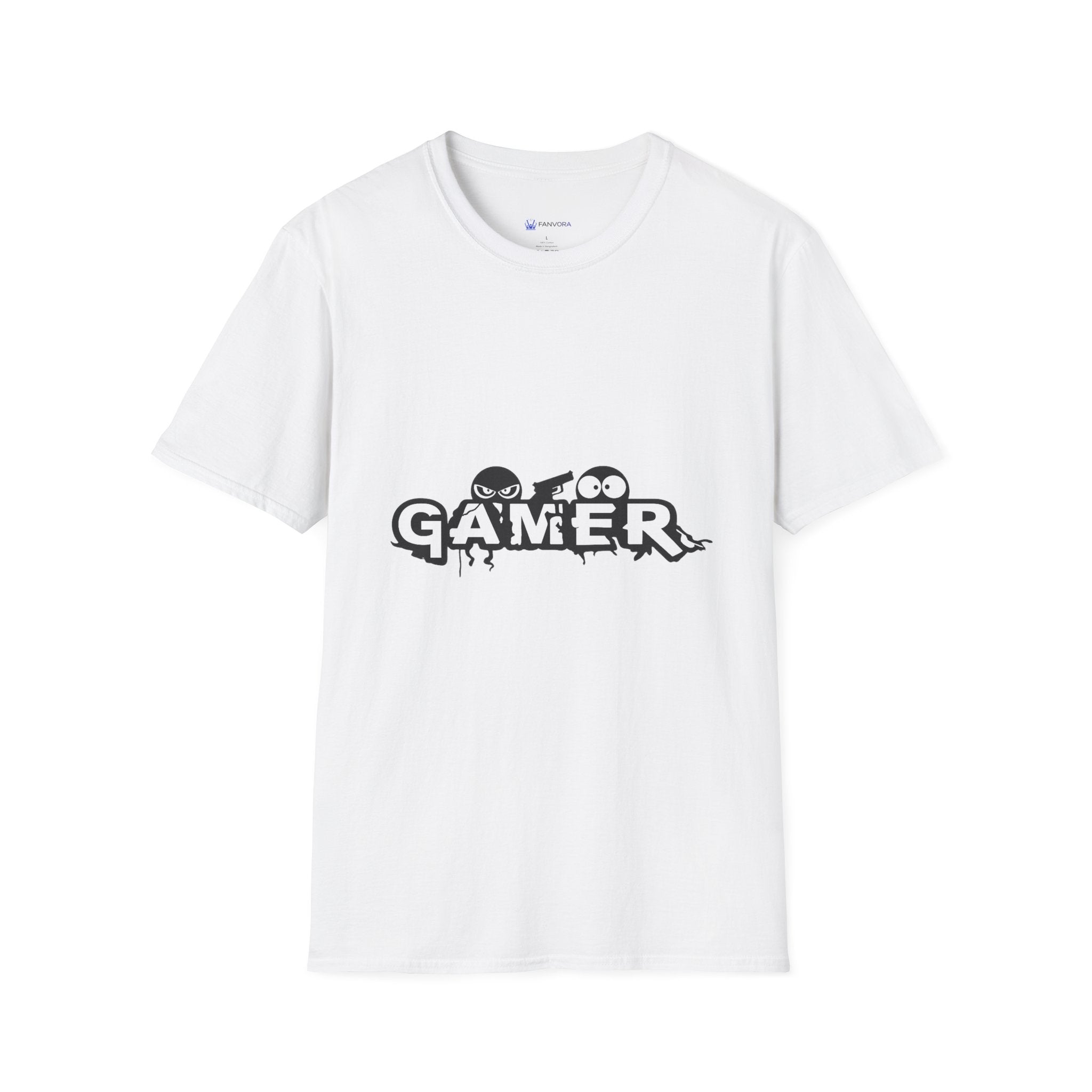 Gamer Crew T‑Shirt — Cute Monstrous Gamer Logo Tee
