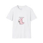 Cute Pink Dino T‑Shirt — "I love you too" Valentine Tee