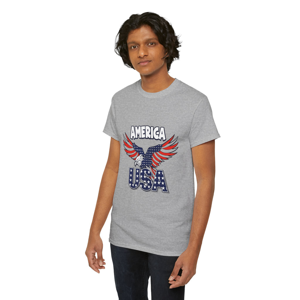 USA Eagle T-Shirt – America Patriotic Graphic Tee for 4th of July