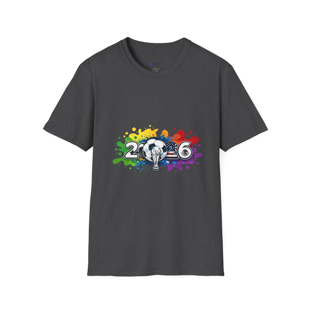 2026 Rainbow Soccer T‑Shirt — Pride Soccer Fan Shirt