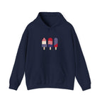 American Patriot Graphic Hoodie — Patriotic Fourth of July Sweatshirt.