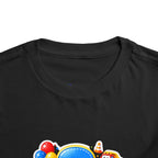 Toddler Birthday Tee — "3" Race Car Happy Birthday Shirt