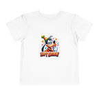 Toddler Tee — Cute Cartoon Dog "Happy Birthday" Kids Shirt