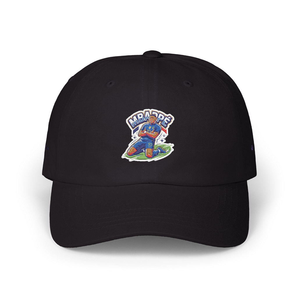 France #10 Rising Star Footballer Fan Cap — Dad Cap with Vintage Bear Graphic.