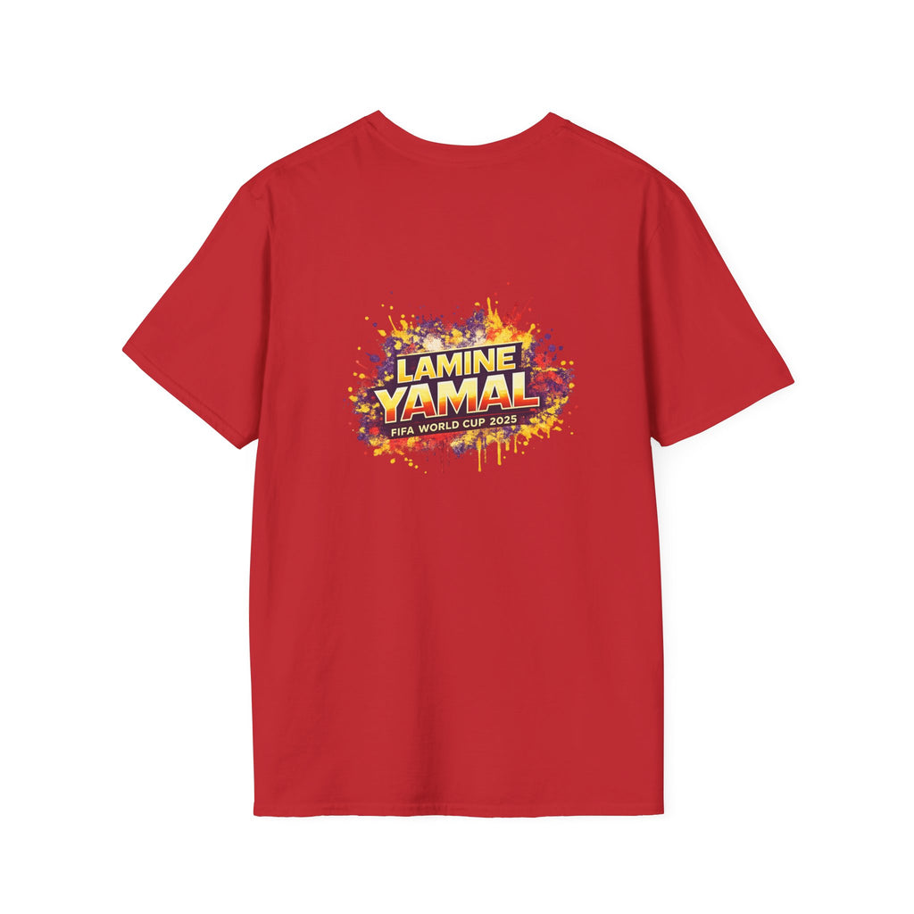 Soccer Player Portrait T-Shirt — 'Spain Legend' Watercolor Graphic Tee