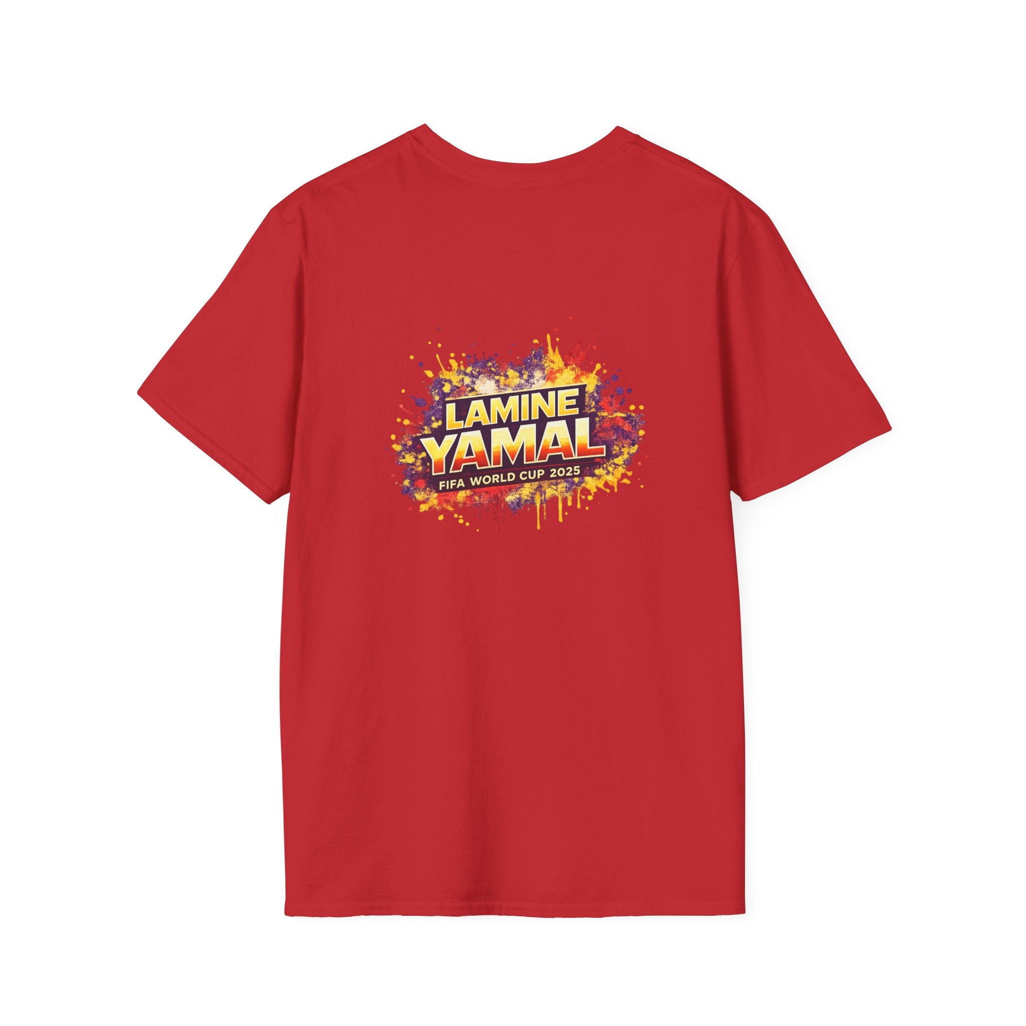 Soccer Player Portrait T-Shirt — 'Spain Legend' Watercolor Graphic Tee