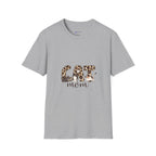Cat Mom Leopard Print T-Shirt — Cute Graphic Tee for Cat Lovers