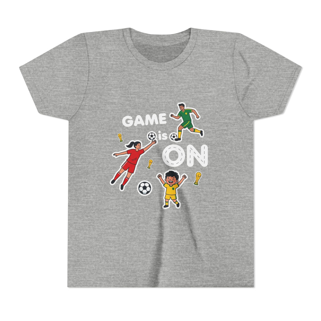 Kids Soccer Players T-Shirt 2026— Youth Football Team Tee