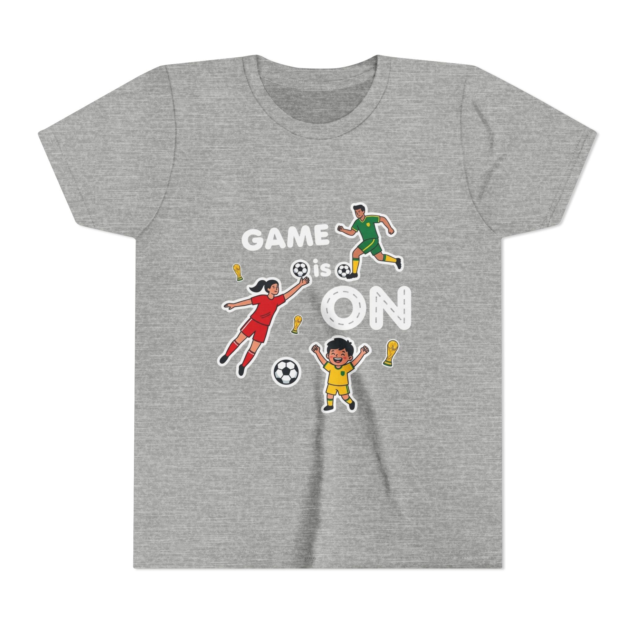 Kids Soccer Players T-Shirt 2026— Youth Football Team Tee