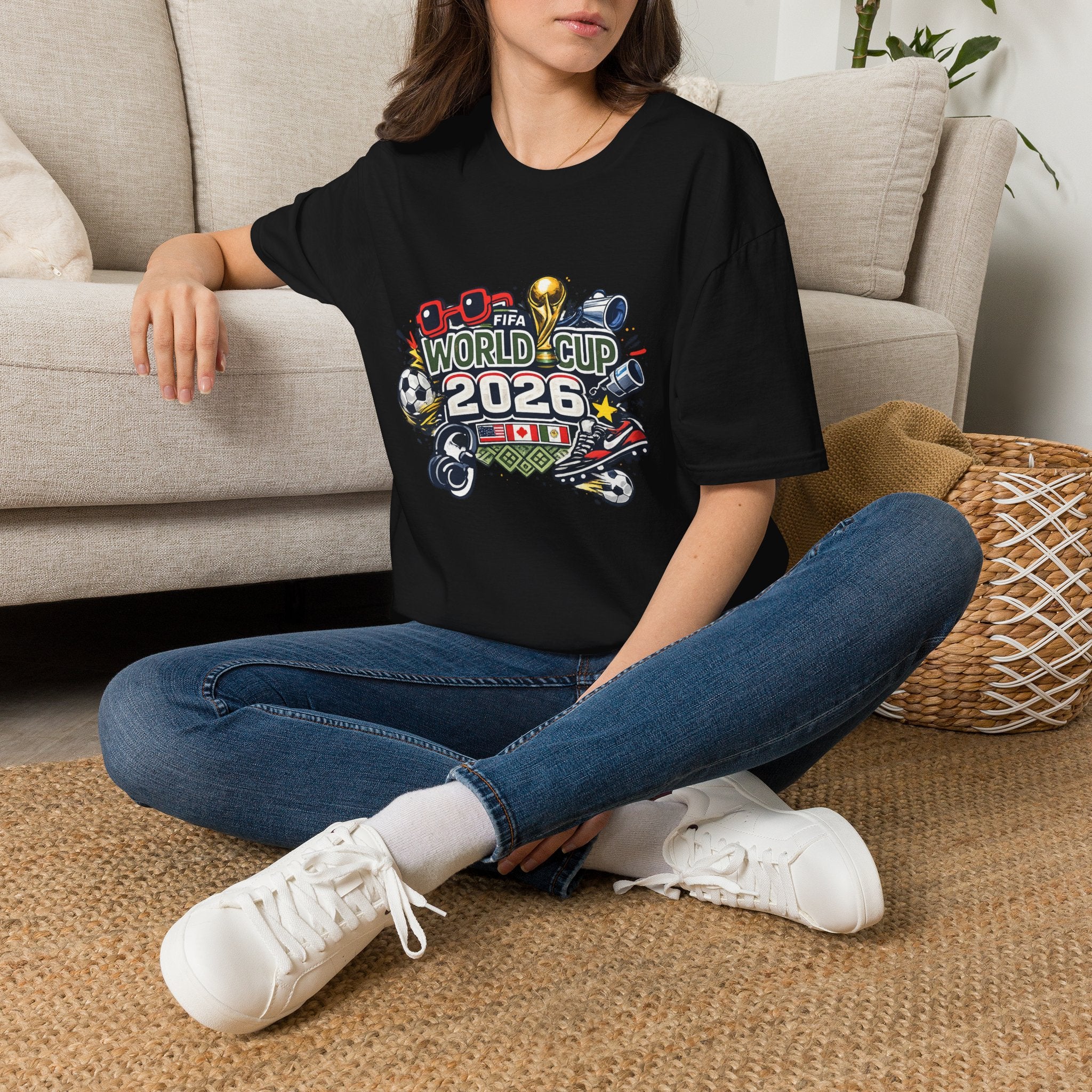 football  T-Shirt — FIFA Fan Soccer Tee