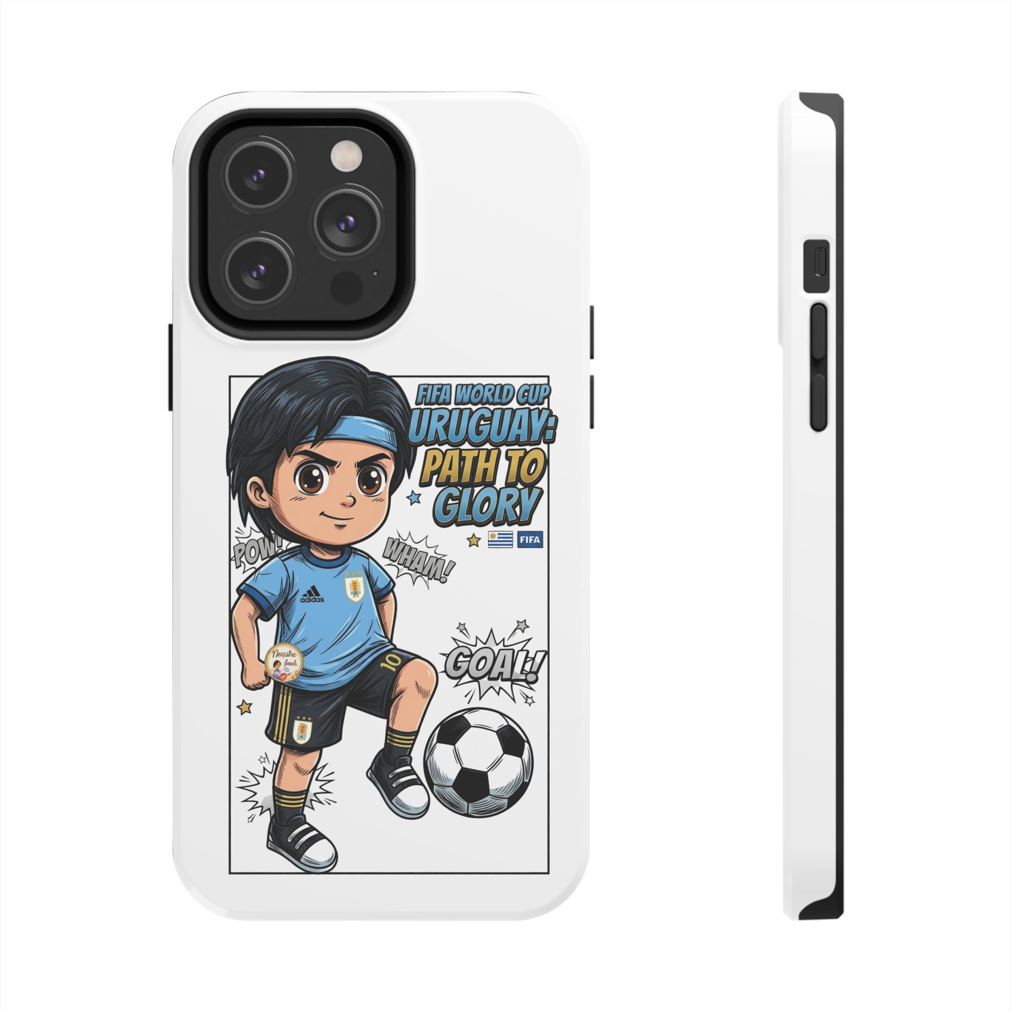 Uruguay Soccer Phone Case — Path to Glory "Goal!" Design