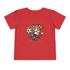 Toddler Soccer Tiger Tee — Cute Kicking Tiger Football Shirt for Kids