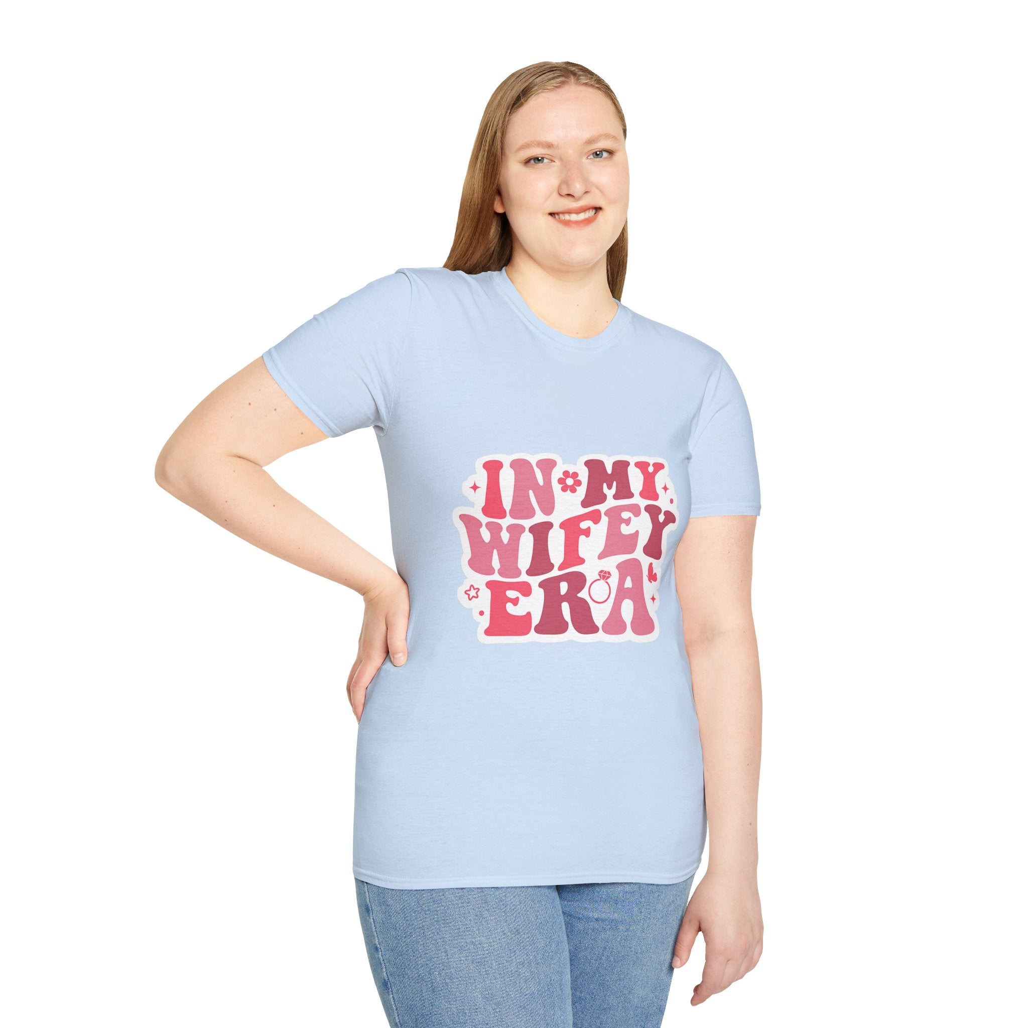 Wifey Era T-Shirt — 'In My Wifey Era' Retro Floral Graphic Tee
