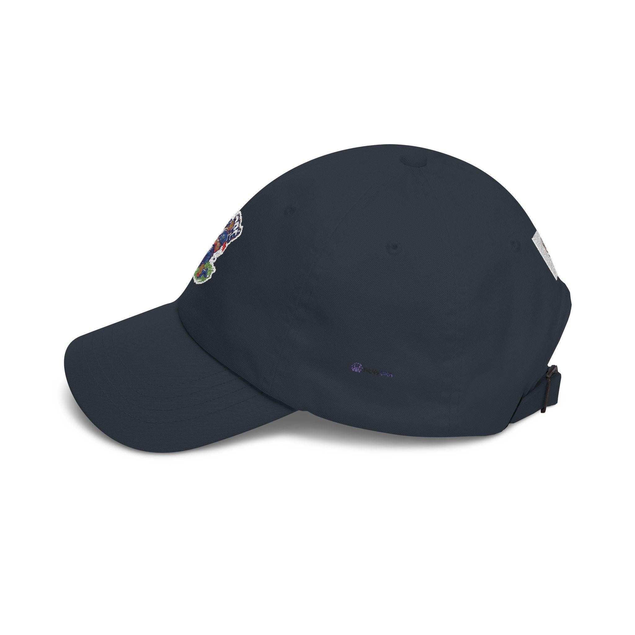 France #10 Rising Star Footballer Fan Cap — Dad Cap with Vintage Bear Graphic.