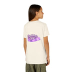 Girls' 5th Birthday Tee - 'Happy Birthday' Glitter Stars Design