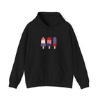 American Patriot Graphic Hoodie — Patriotic Fourth of July Sweatshirt.