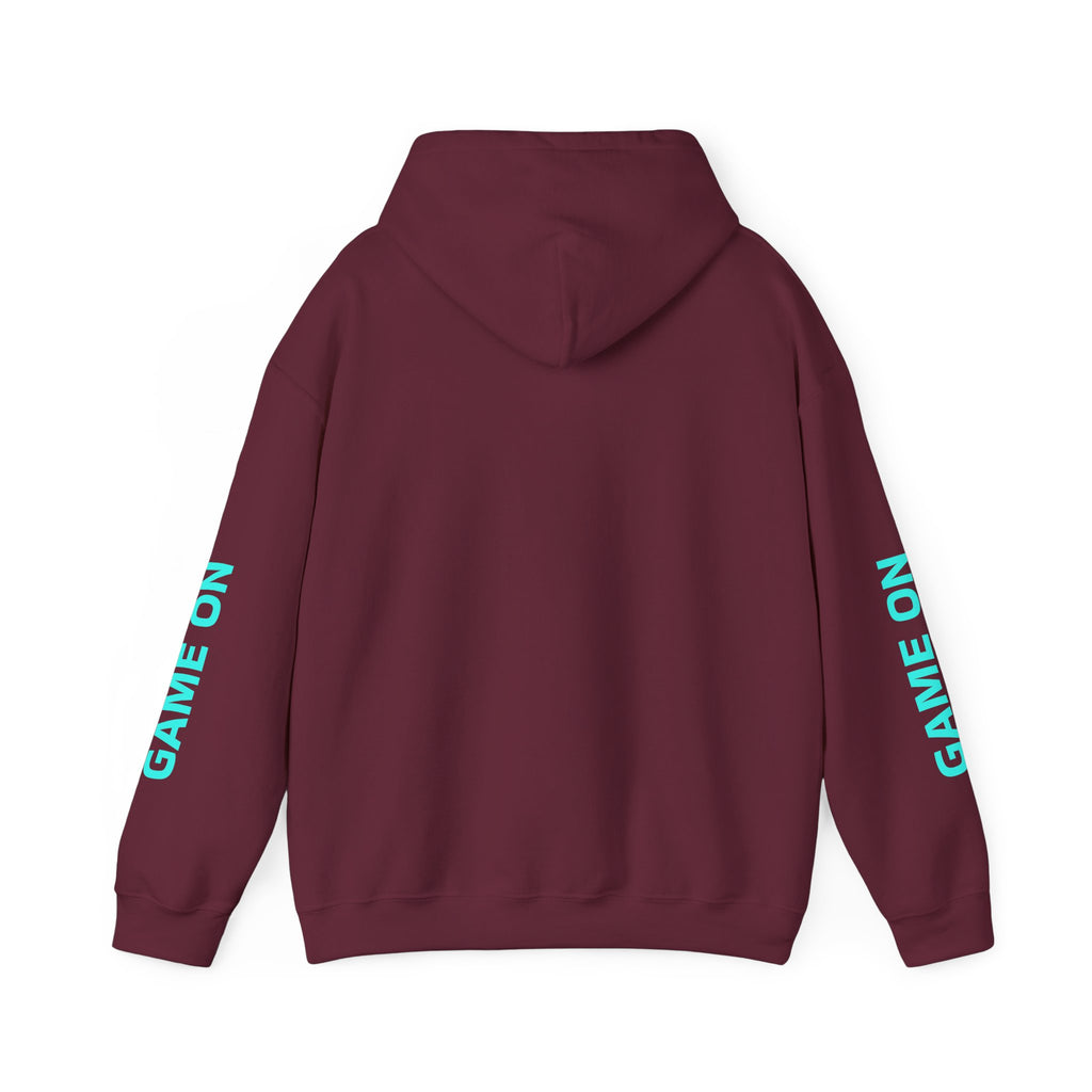 Gaming Mode Hoodie — "Gaming Mode" Graphic Pullover with Sleeve "Game On" Text
