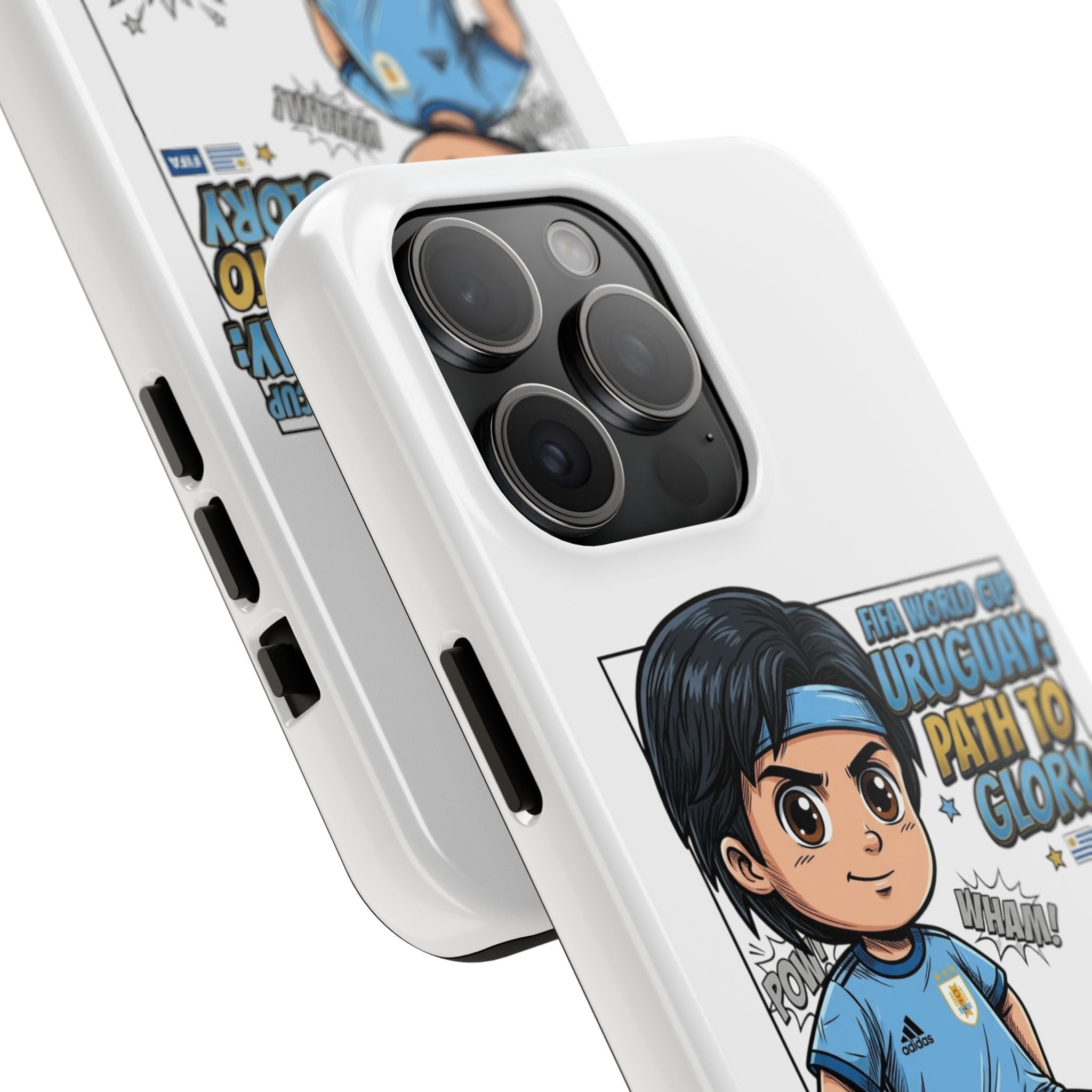 Uruguay Soccer Phone Case — Path to Glory "Goal!" Design