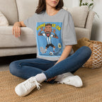 Soccer Fan T-Shirt — "Game Is On" Cartoon Player Graphic