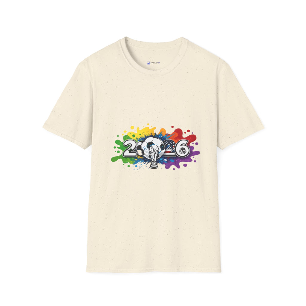 2026 Rainbow Soccer T‑Shirt — Pride Soccer Fan Shirt