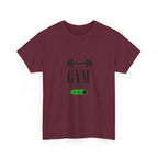 Gym Mode On T-Shirt — Workout Tee with Barbell Graphic