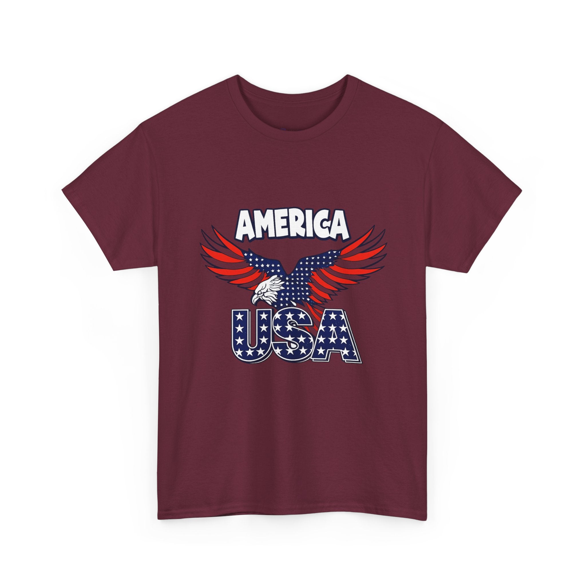 USA Eagle T-Shirt – America Patriotic Graphic Tee for 4th of July