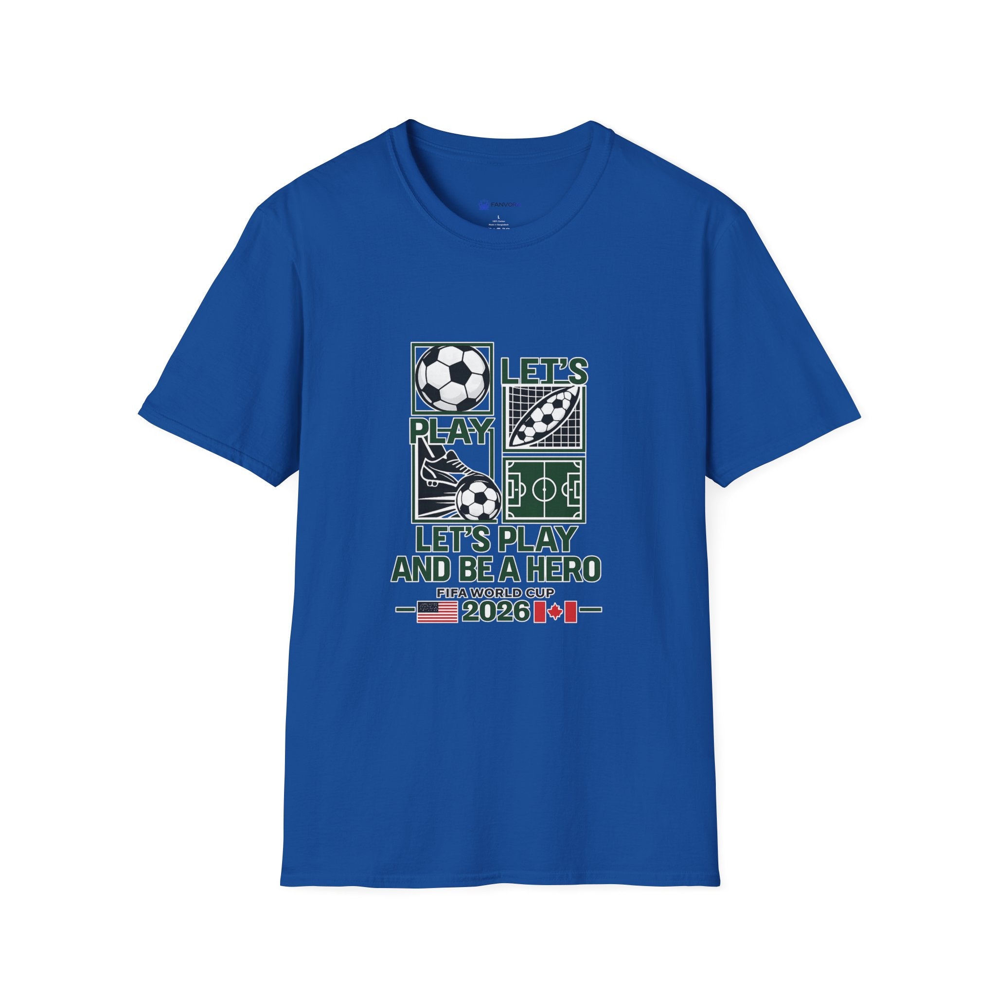 Soccer "Let's Play" T-Shirt — Fan Tee