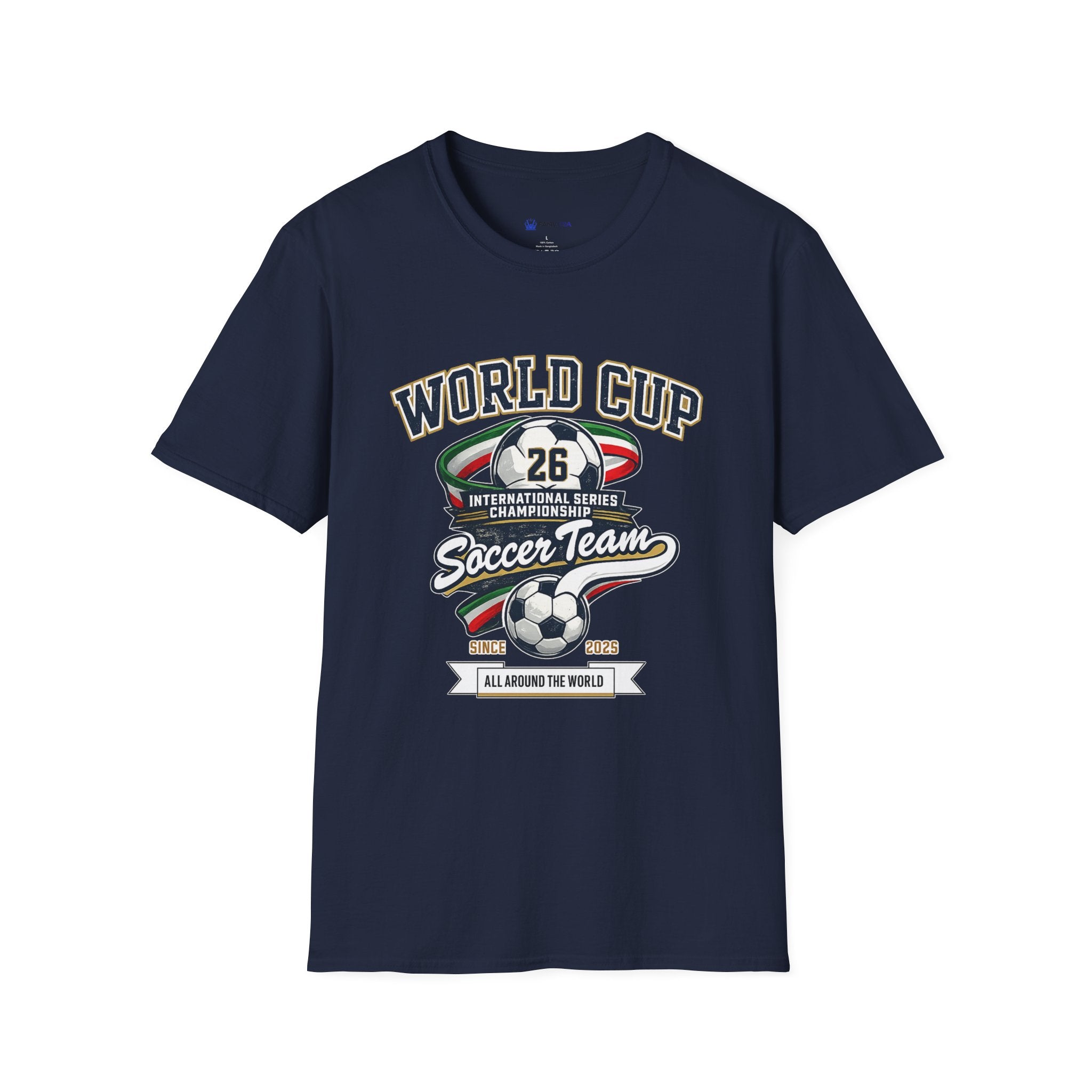 Soccer Team T‑Shirt – Vintage International Series Championship Design