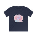 Kids 9th Birthday T‑Shirt - 'It's My 9th Birthday' Pink Heart Graphic Tee