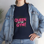 Queen of the Gym T-Shirt — Pink Crown Fitness Tee