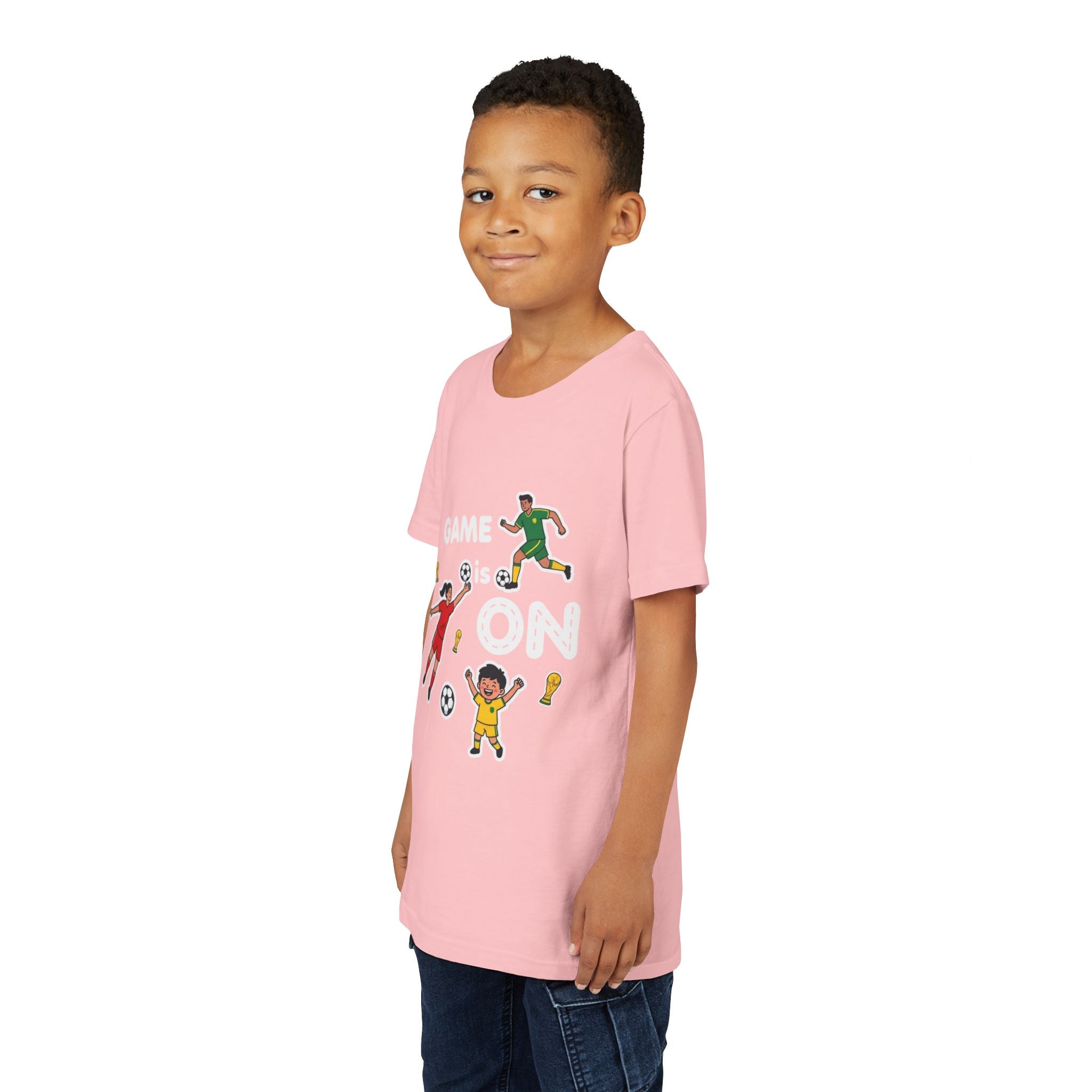 Kids Soccer Players T-Shirt 2026— Youth Football Team Tee