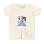 Youth Tee - Cute 'Super Strike!' Soccer Boy Graphic