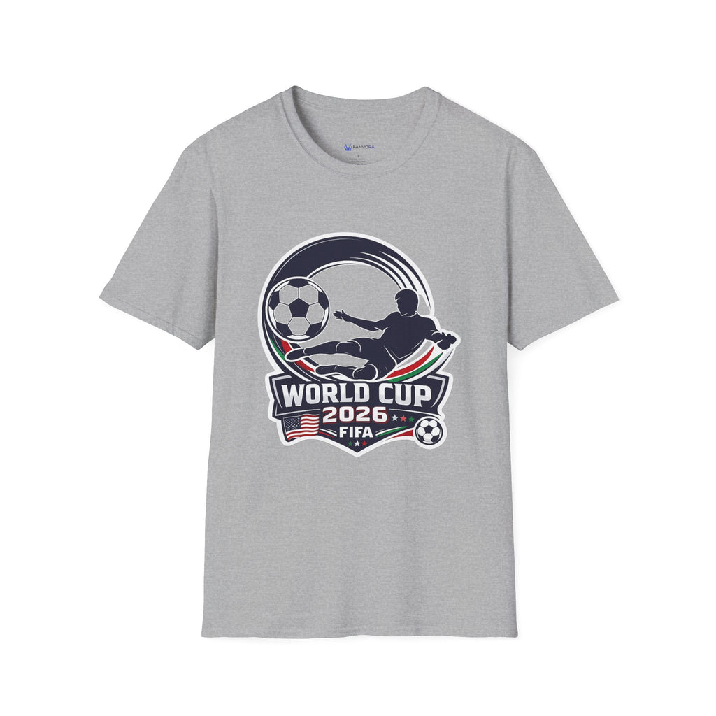 Soccer T-Shirt — FIFA Fan Tee with Player Silhouette