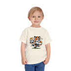 Toddler Soccer Tiger Tee — Cute Kicking Tiger Football Shirt for Kids