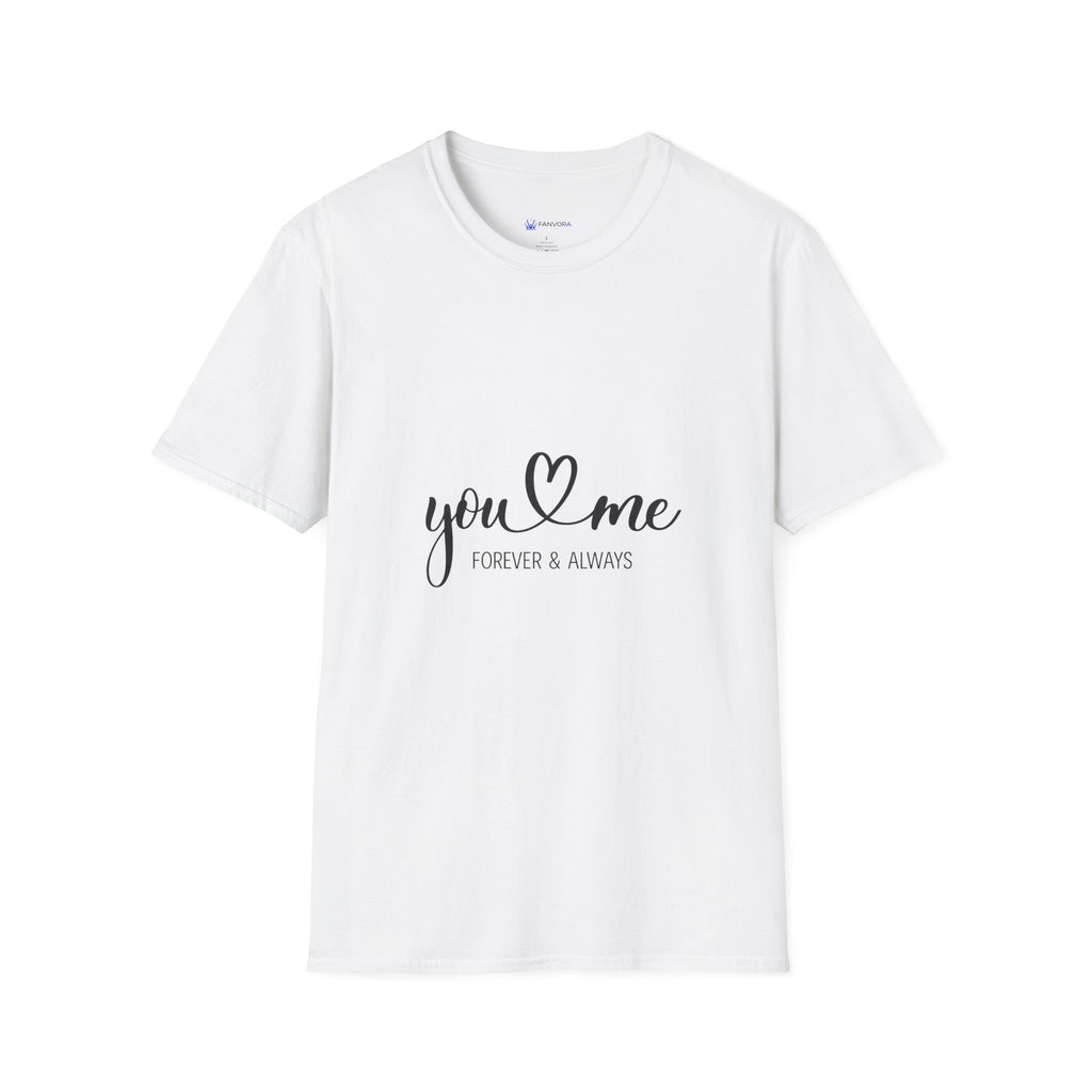 Couples T‑Shirt — "you  me" Romantic Tee (Forever & Always)