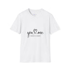 Couples T‑Shirt — "you  me" Romantic Tee (Forever & Always)
