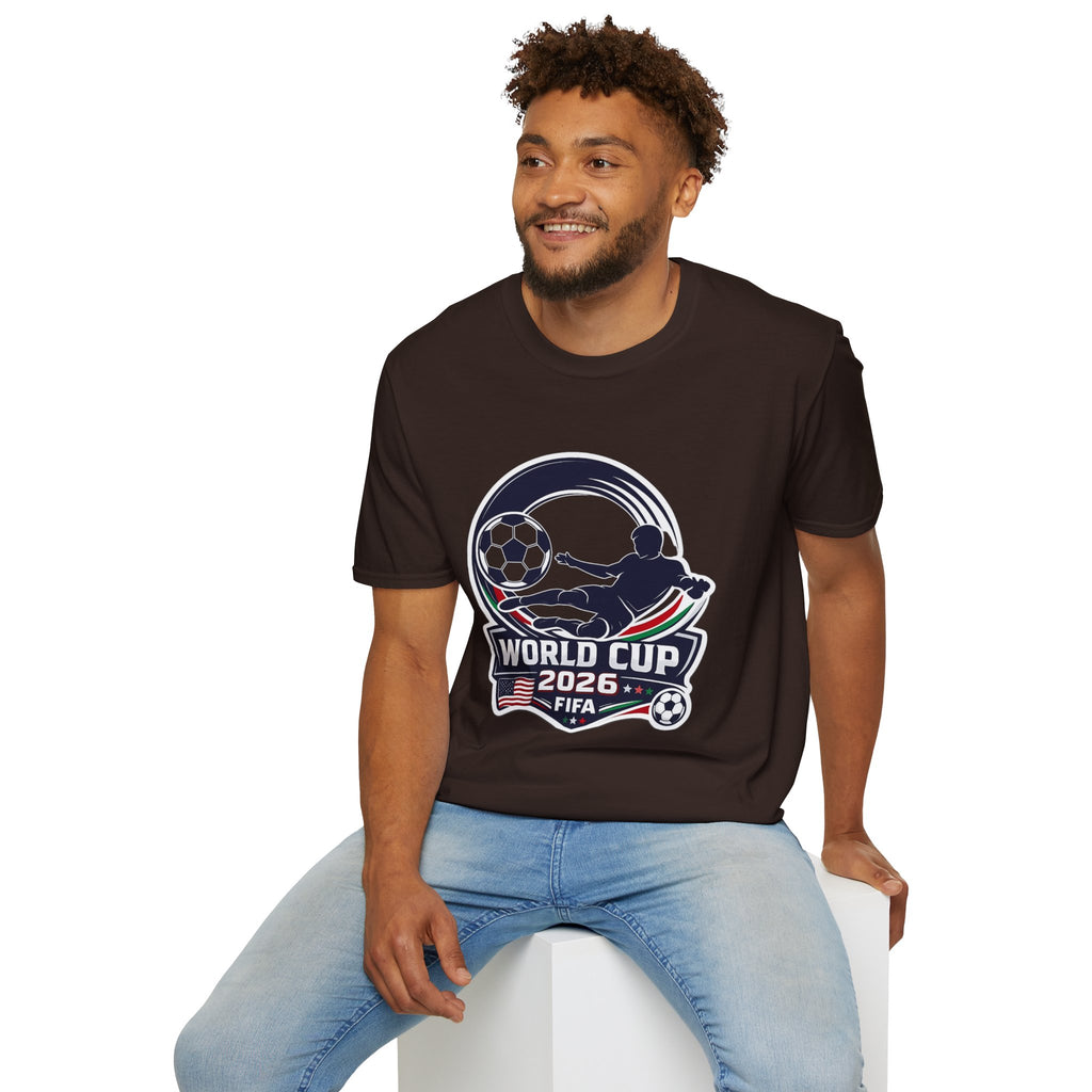 Soccer T-Shirt — FIFA Fan Tee with Player Silhouette
