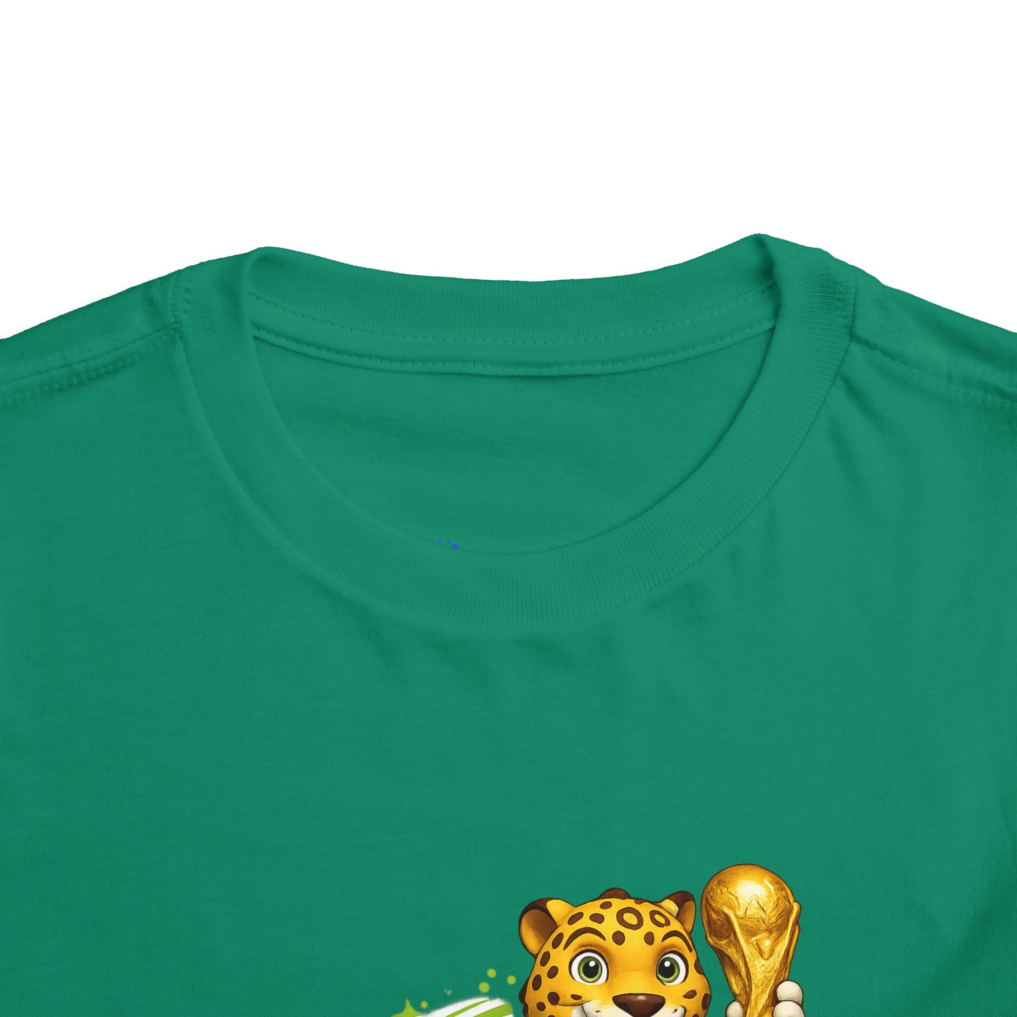 Soccer cup 2026 Toddler Soccer Tee — Cute Tiger Mascot Trophy Design