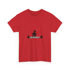 CrossFit Weightlifter T-Shirt — Barbell Silhouette Gym Tee