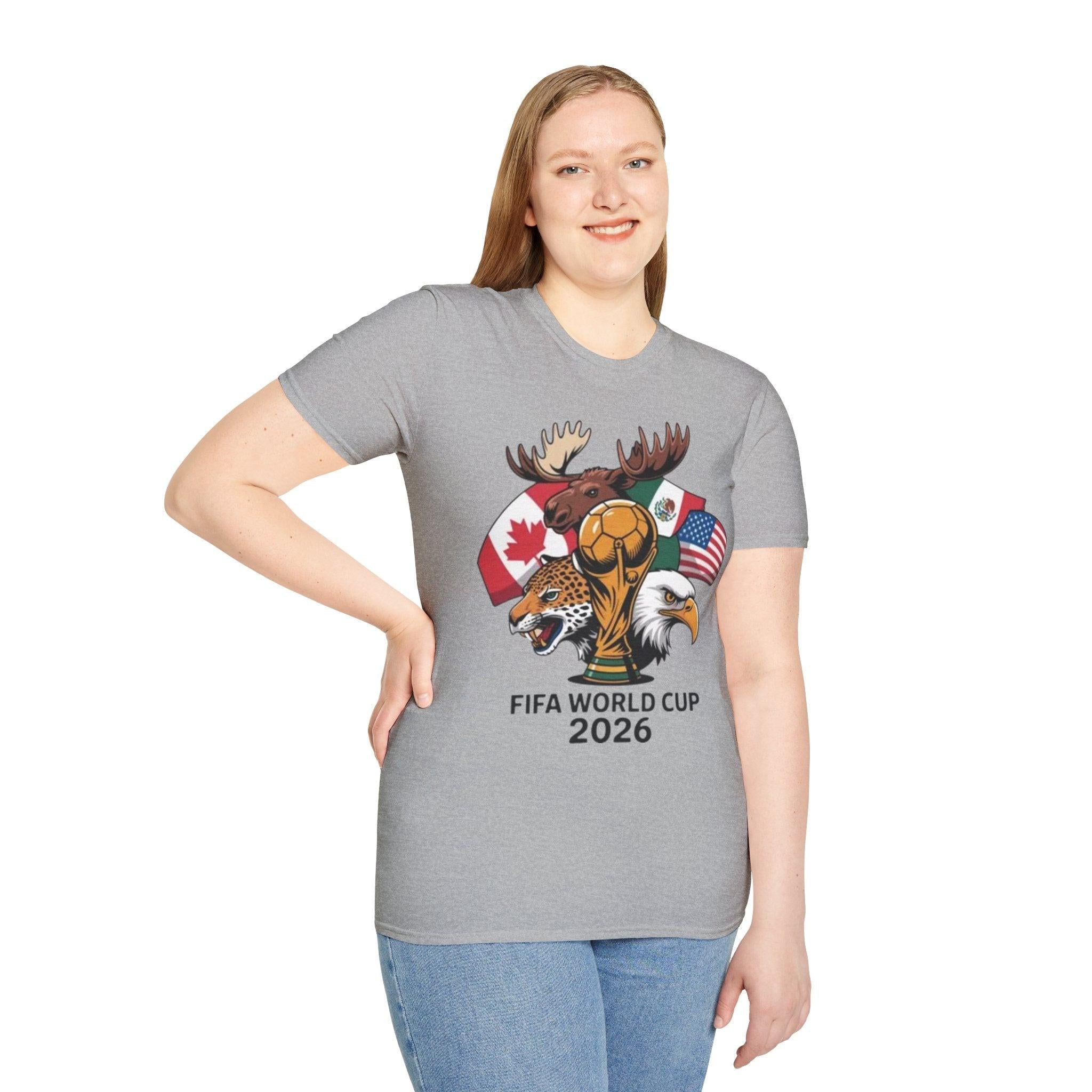 World Cup 2026 T-Shirt – USA, Canada & Mexico Soccer.