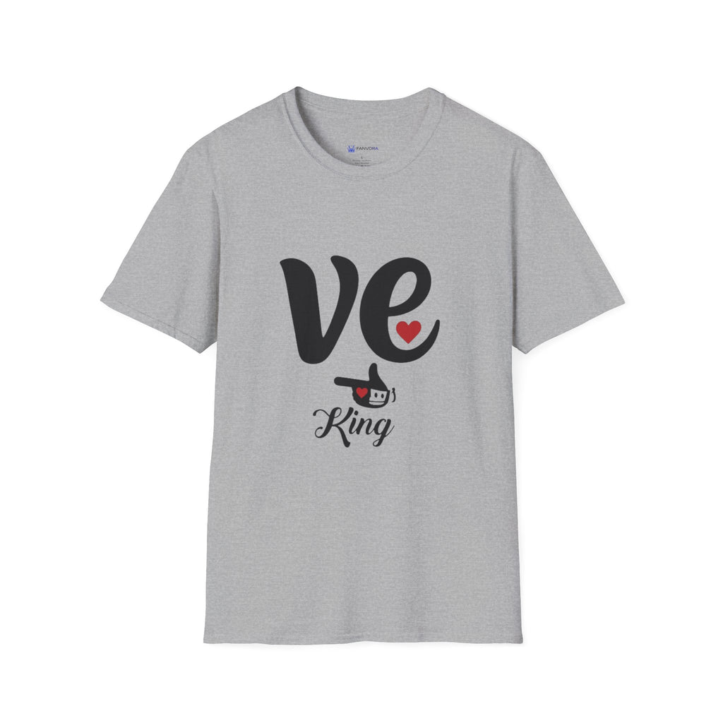 Love King T-Shirt — 've' Heart Graphic Tee