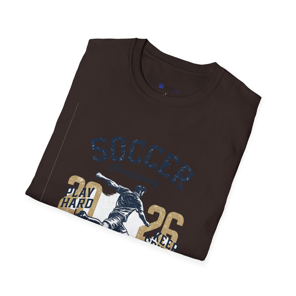 Soccer Championship 2026 T-Shirt —  Play Hard Soccer Tee