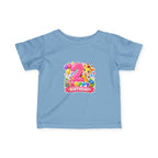 2nd Birthday Infant Tee - Cute Giraffe & Balloons Happy Birthday Shirt