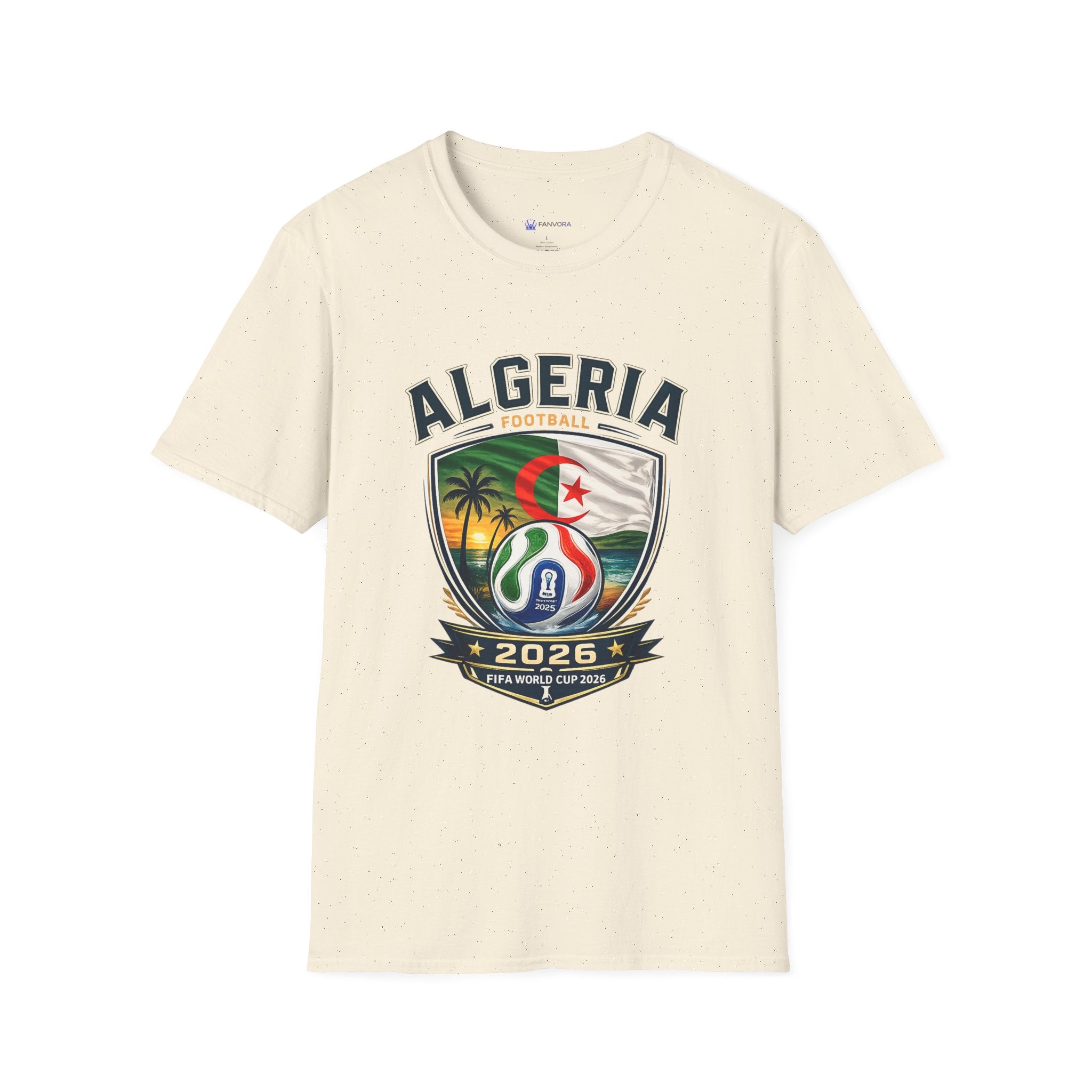 Algeria Football T-Shirt — 2026 National Team Crest Tee