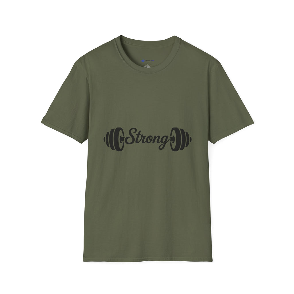 Strong Barbell T-Shirt — Fitness Weightlifting Tee