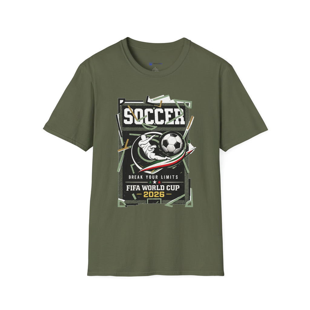 Soccer Cup 2026 Graphic T‑Shirt — Vintage Team Crest Soccer Tee
