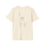 Wine themed red white blue graphic tee