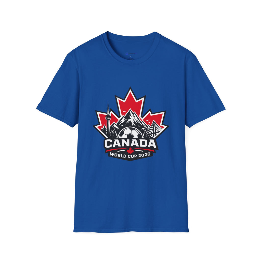 Canada soccer 2026 T‑Shirt — Maple Leaf Mountain Hockey Logo